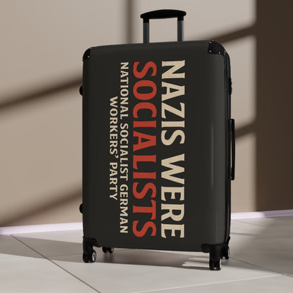 "Nazis were Socialists", Suitcase (Pitch Grey)
