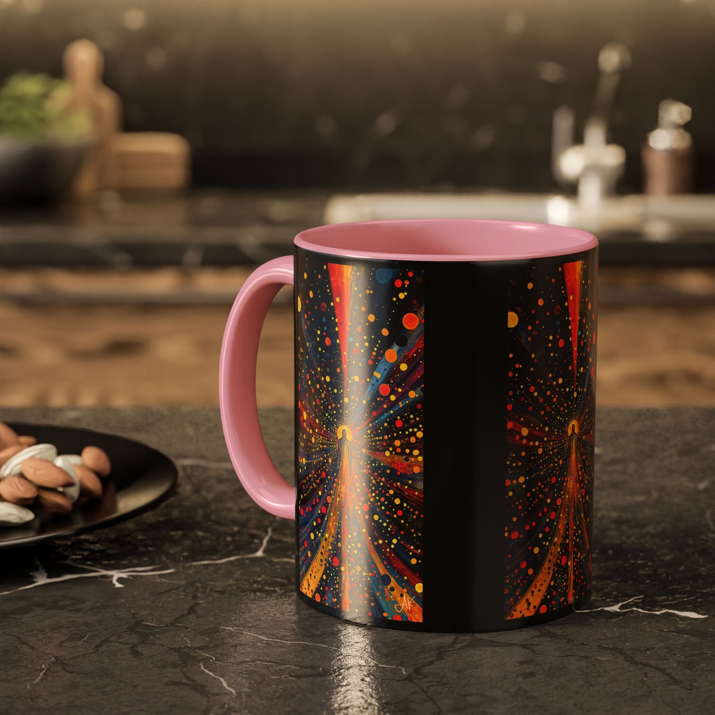 "Illuminated by Grace - 2 Corinthians 4:6", Colorful Mugs (11oz & 15oz)