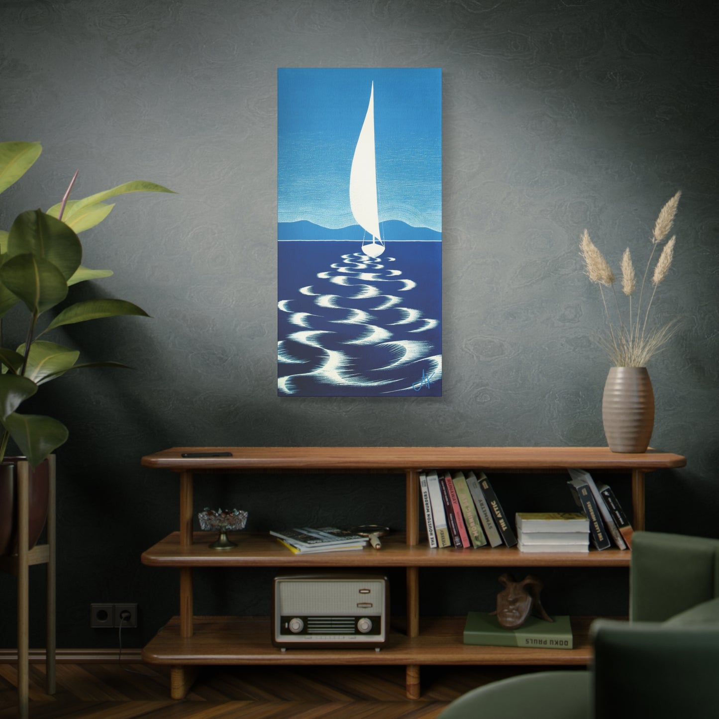 "Smooth Sailing", Fine Art Matte Canvas, Stretched, 1.25"