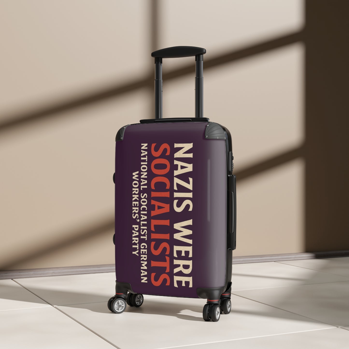 "Nazis were Socialists", Suitcase (Synallactida Purple)