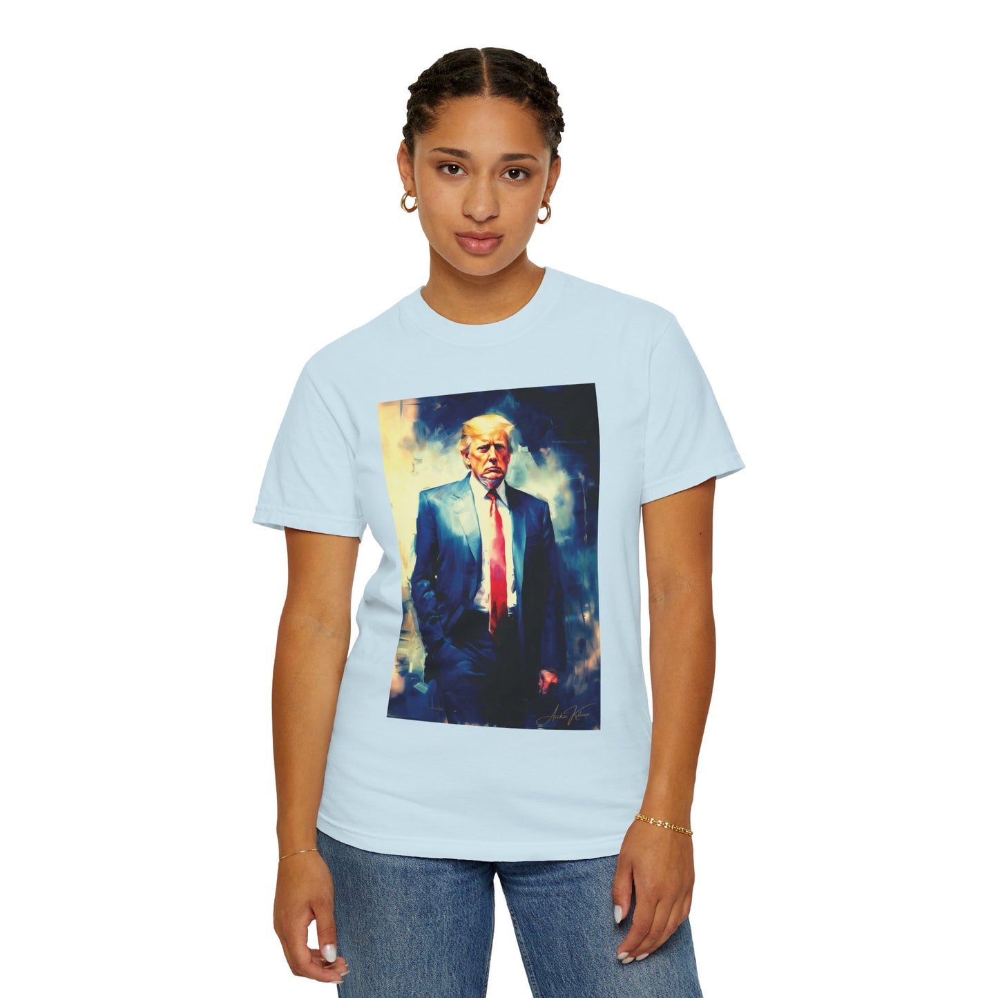 "Trump Portrait No. 6", Unisex T-shirt (Light Colors)