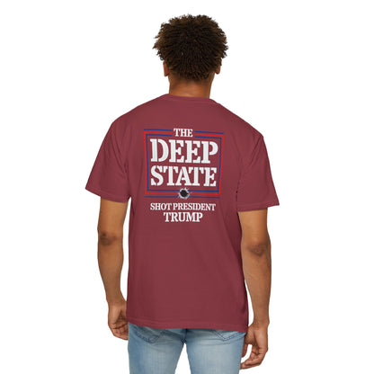 "The Deep State Shot President Trump" #01, Unisex T-shirt
