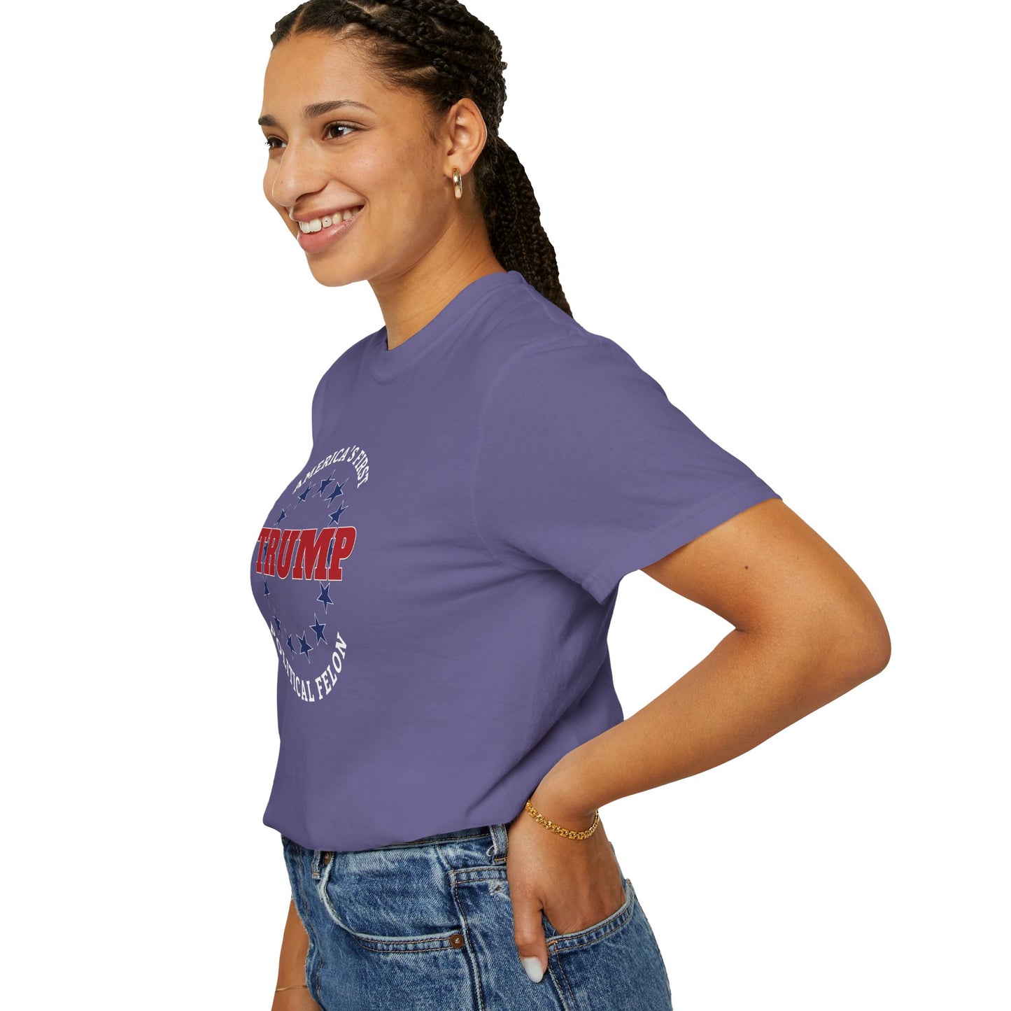 "Trump - America's First Political Felon", Unisex T-shirt