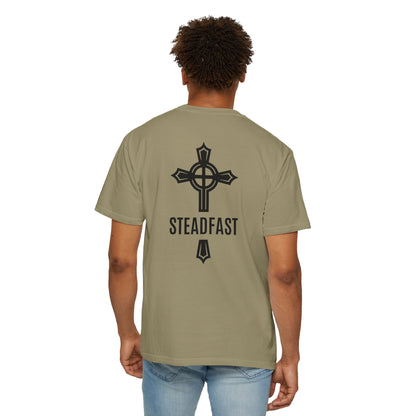 "Steadfast Cross in Black", Unisex T-shirt