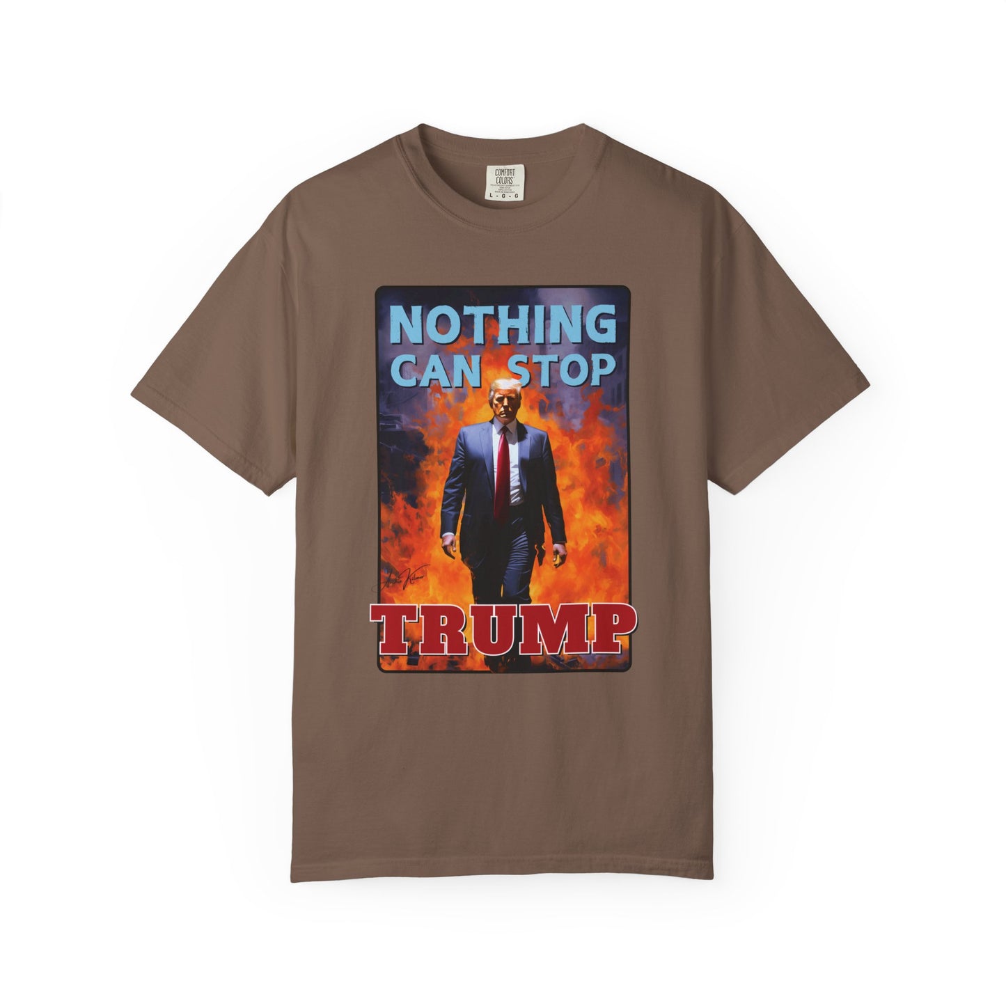 "Nothing Can Stop Trump", Unisex T-shirt (Light Colors)
