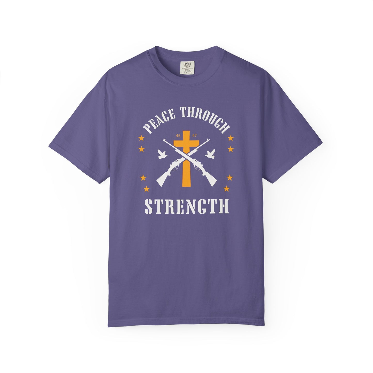 "Peace Through Strength" #01, Unisex T-shirt