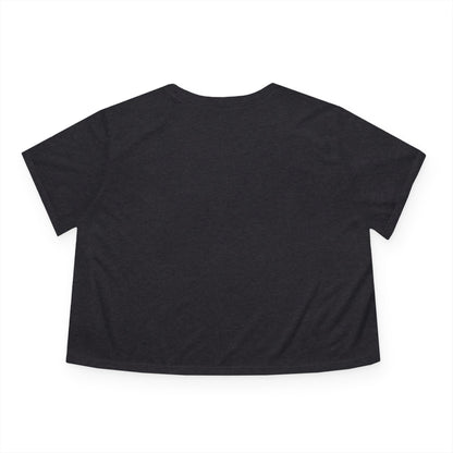 "Femininity not Feminism" #02, Hand-Style-Art Women's Flowy Cropped Tee