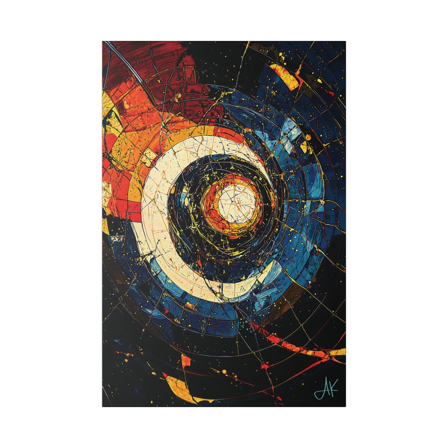 "Shatterdawn Vortex", Stretched Classic Canvas Fine Art Print