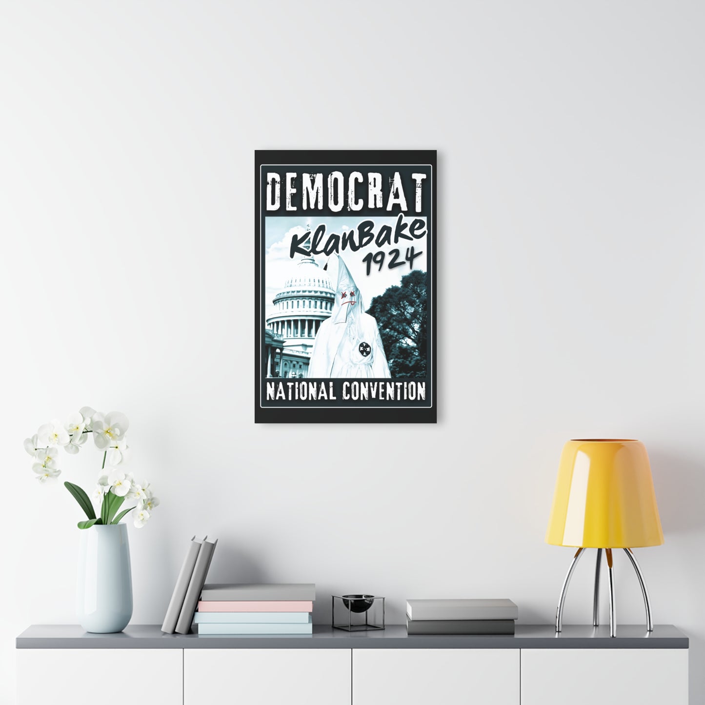 "Democrat KlanBake 1924", Acrylic Wall Prints (Cool Black)