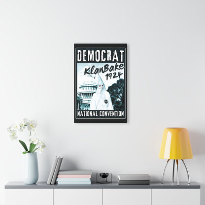 "Democrat KlanBake 1924", Acrylic Wall Prints (Cool Black)