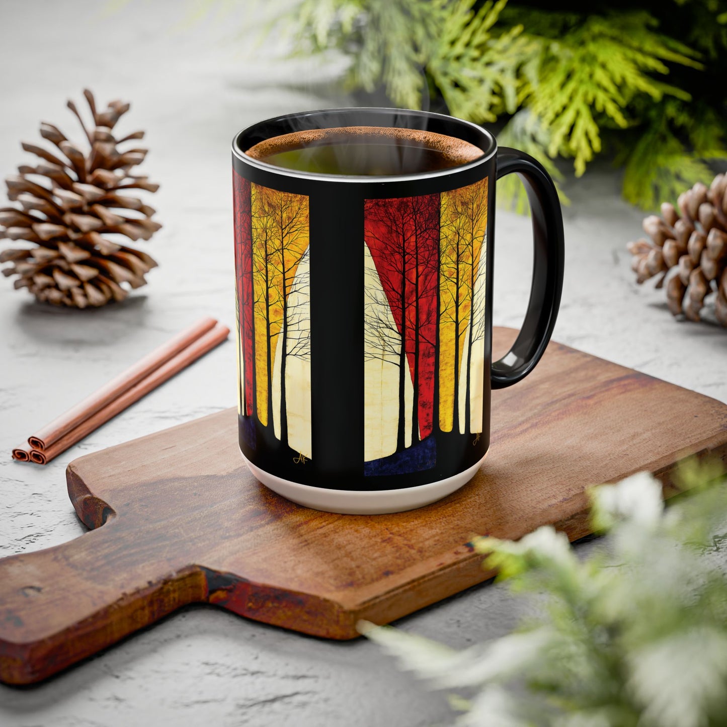 "Go Out in Joy" Isaiah 55:12 (NIV)", Colorful Mugs (11oz & 15oz)