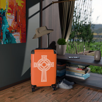 "A Simple High Cross", Suitcases (Dark Orange)