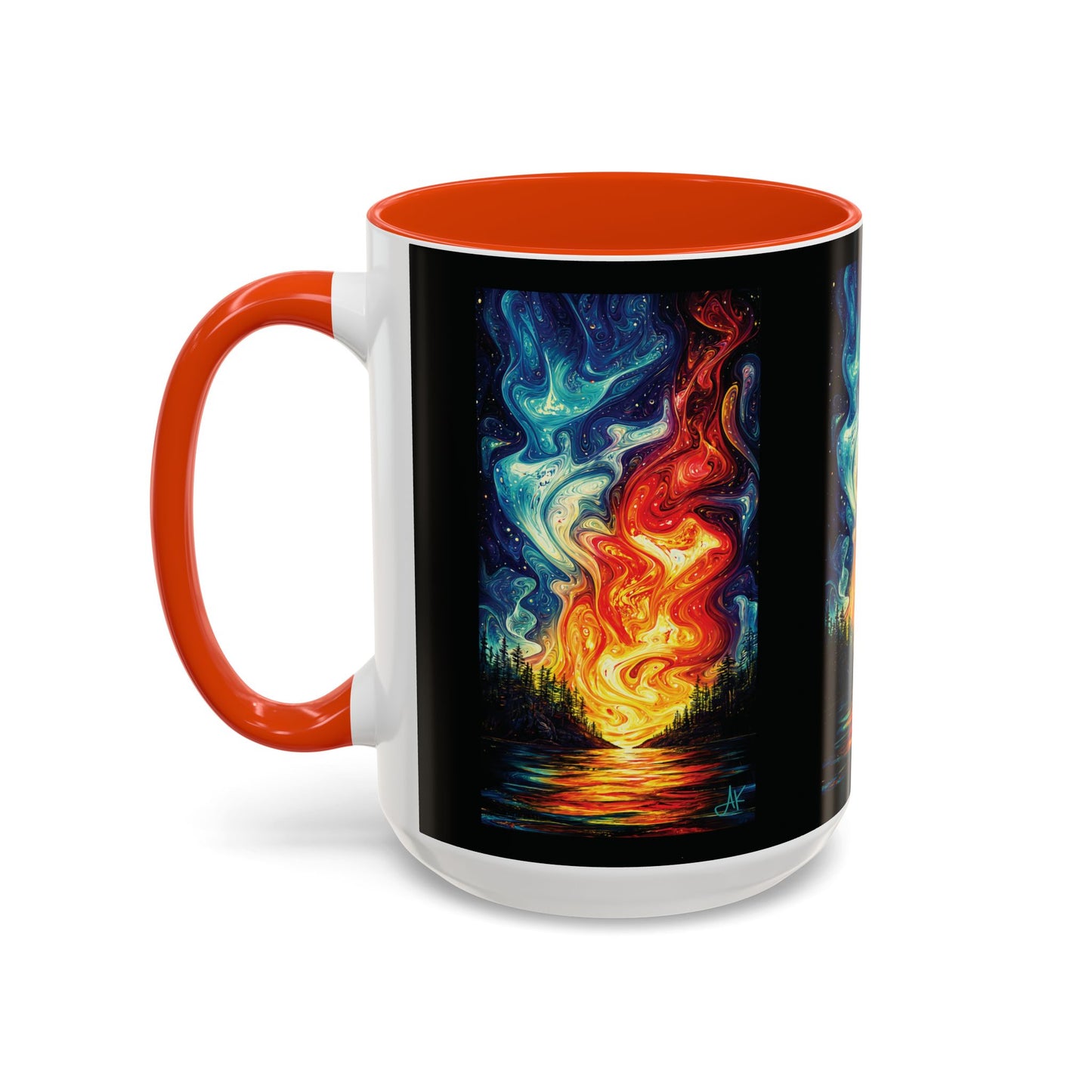 "Naomh Solus (Gaelic) - Sacred Light (English)", Colorful Mugs (11oz, 15oz)