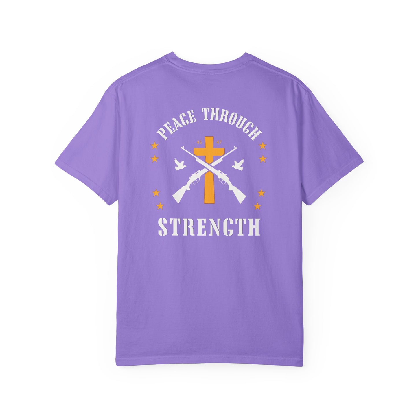 "Peace Through Strength" #01, Unisex T-shirt
