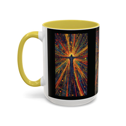 "Born Again in His Radiance - Isaiah 60:1", Colorful Mugs (11oz & 15oz)