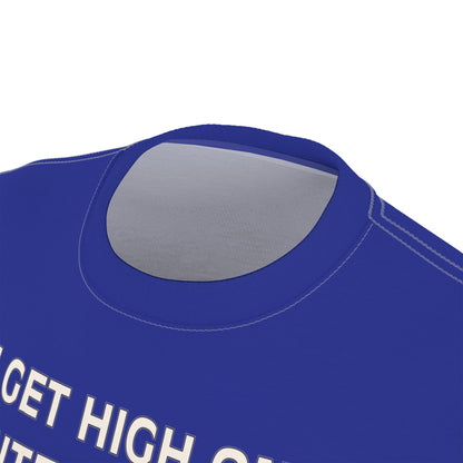 "Intelligent Conversation", Unisex T-shirt (North Star Blue)