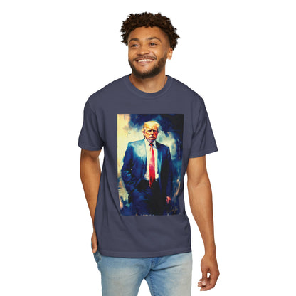 "Trump Portrait No. 6", Unisex T-shirt (Dark Colors)