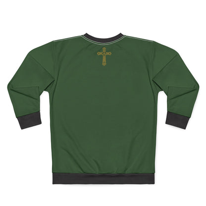 "Clan na Gael - Irish American", Unisex Sweatshirt (Brithemain Green)