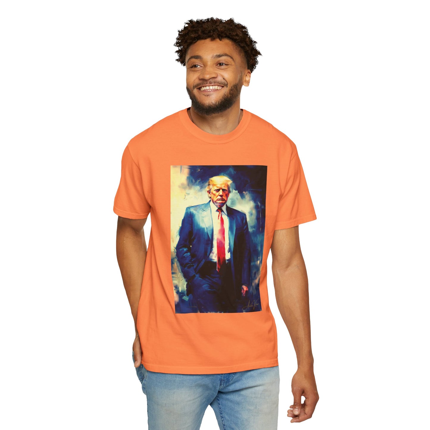 "Trump Portrait No. 6", Unisex T-shirt (Light Colors)