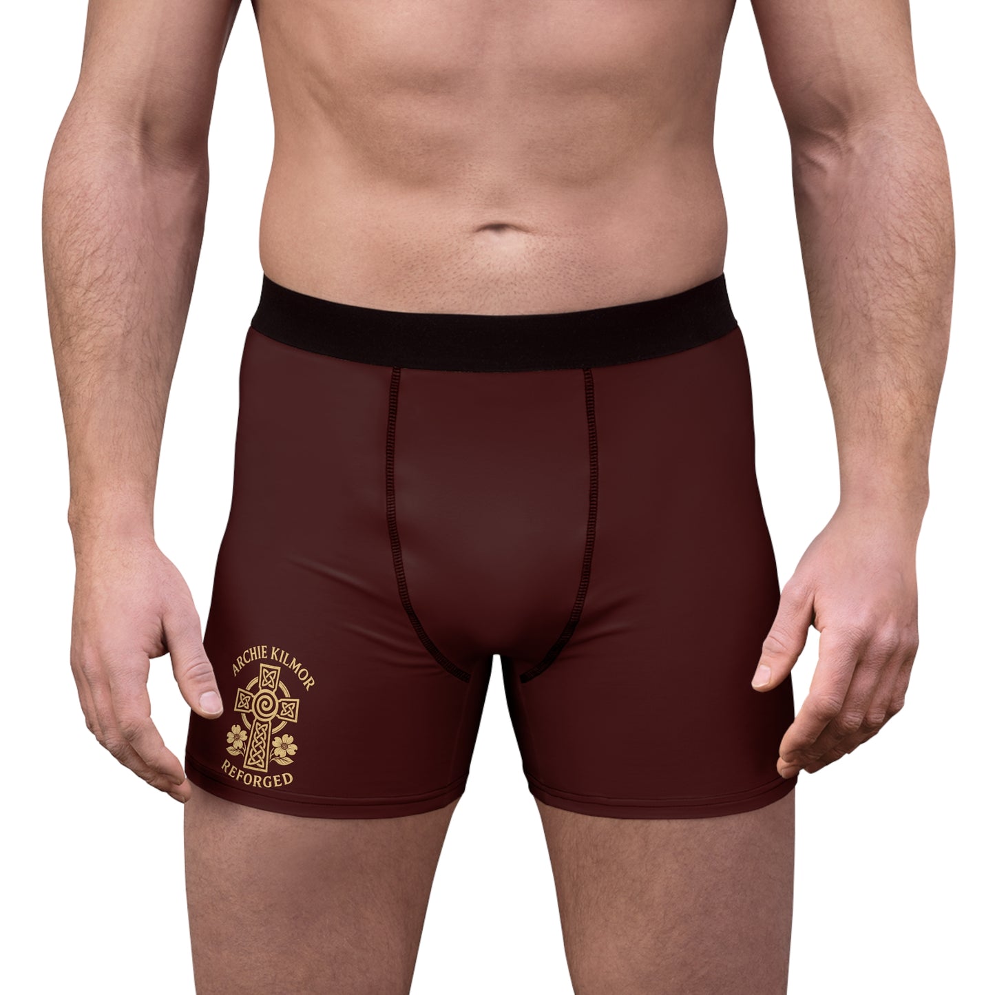 "Archie Kilmor Cross - Reforged" #01, Men's Boxer Briefs (Nine-Tails Red)