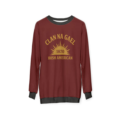 "Clan na Gael - Irish American", Unisex Sweatshirt (Palladius Red)