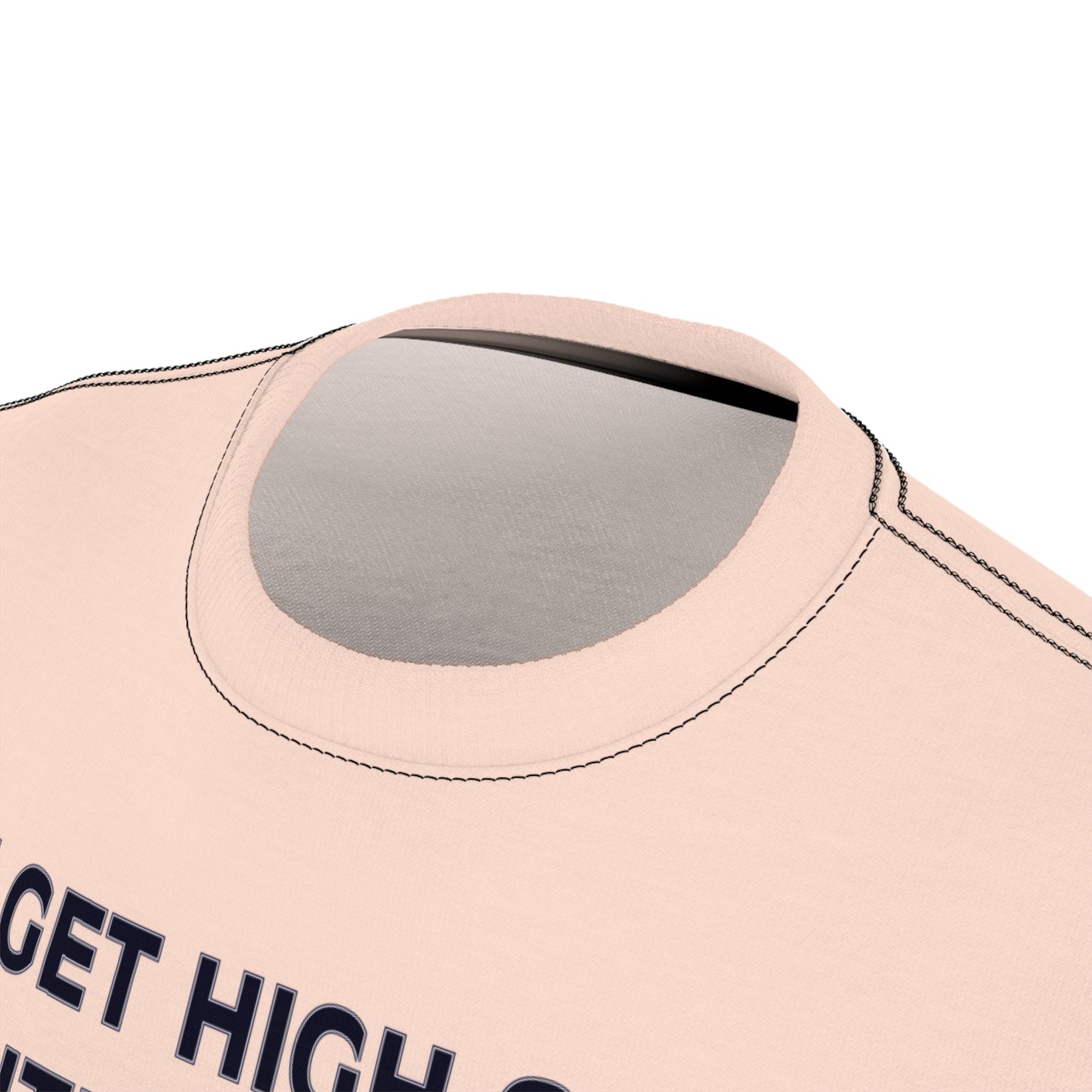 "Intelligent Conversation", Unisex T-shirt (Pink Grapefruit)