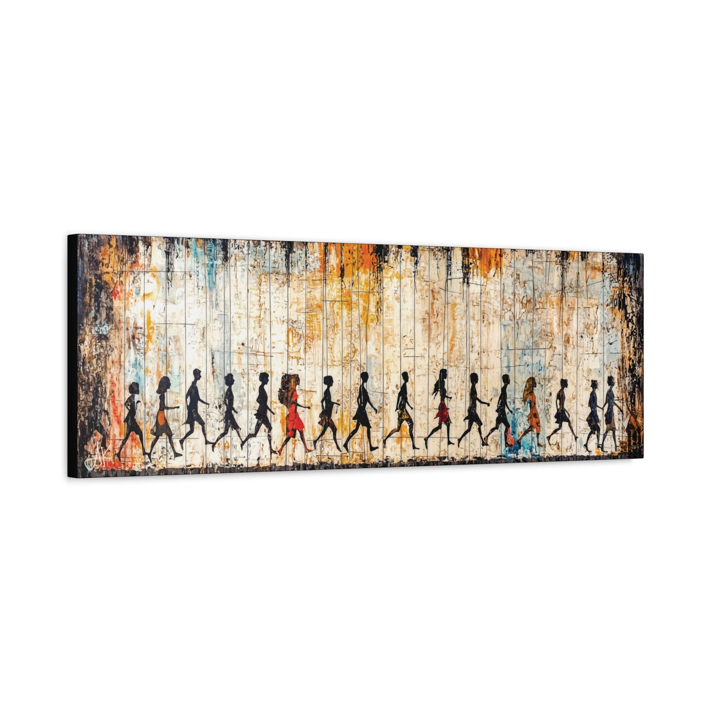 "Lockstep: Diversity Without Difference", Fine Art Matte Canvas, Stretched, 1.25"