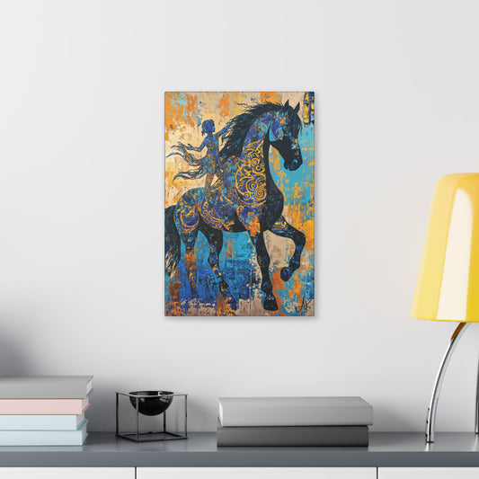 "Unbridled Freedom", Stretched Classic Canvas Fine Art Print