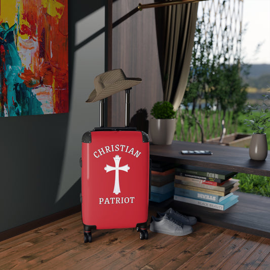 "Christian Patriot" #04 Suitcases (Cherry Red)