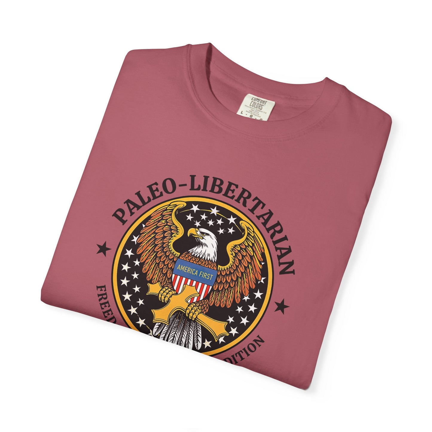 "Paleo-Libertarian" #01, Unisex T-shirt (Light Colors)