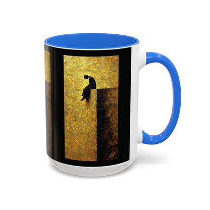 "In Darkest Hour He Is With Me", Colorful Mugs (11oz, 15oz)
