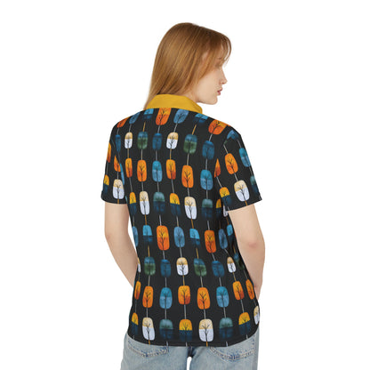 "Skyroot Grove", Unisex Polo Shirt (Yellow Collar)