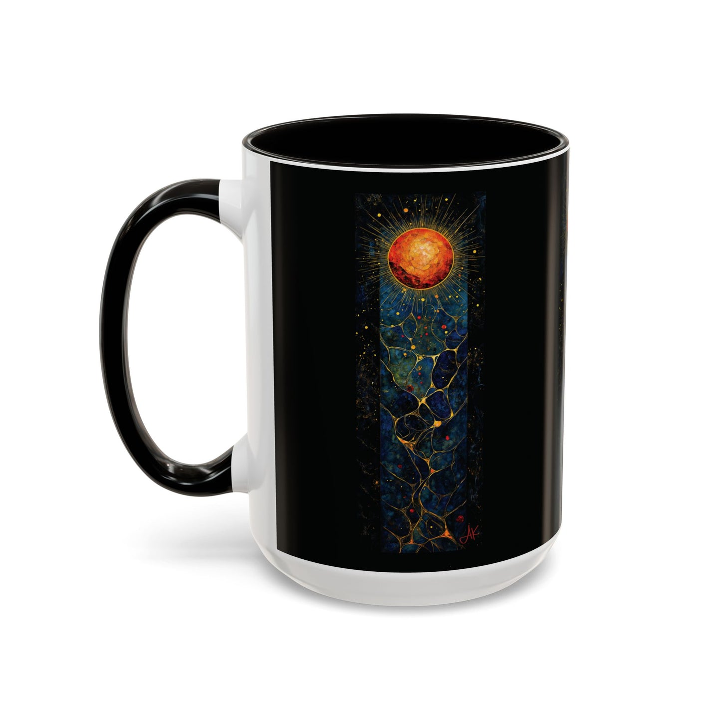 "The Living Light (John 8:12)", Colorful Mugs (11oz, 15oz)