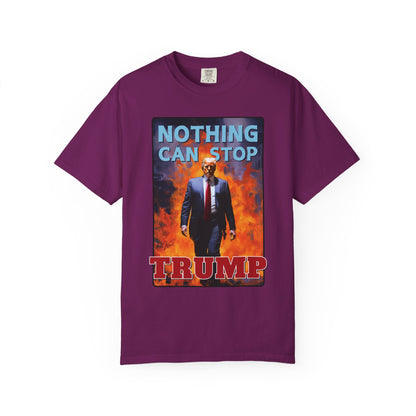 "Nothing Can Stop Trump", Unisex T-shirt (Dark Colors)