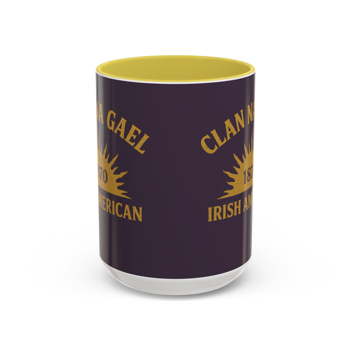"Clan na Gael - Irish American", Colorful Mugs (11oz, 15oz) (Purple Verbena)