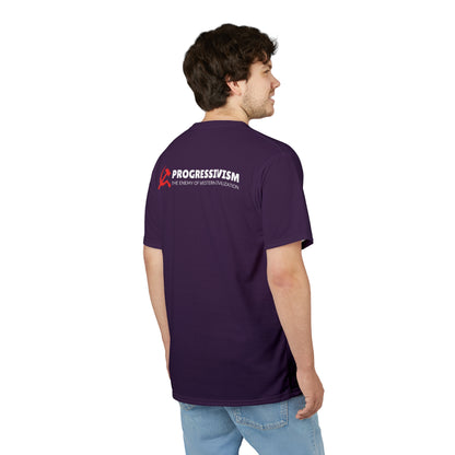 "Progressivism - Enemy of Western Civilization", Unisex Tee (Purple Nights)