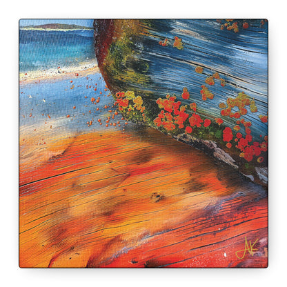 "Landfall Ember – Memories of Ancestral Strakes", Fine Art Matte Canvas, Stretched, 1.25"