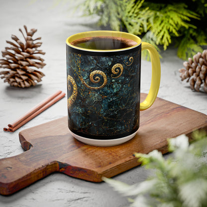 "From Stone to Savior's Light", Colorful Mugs (11oz, 15oz)