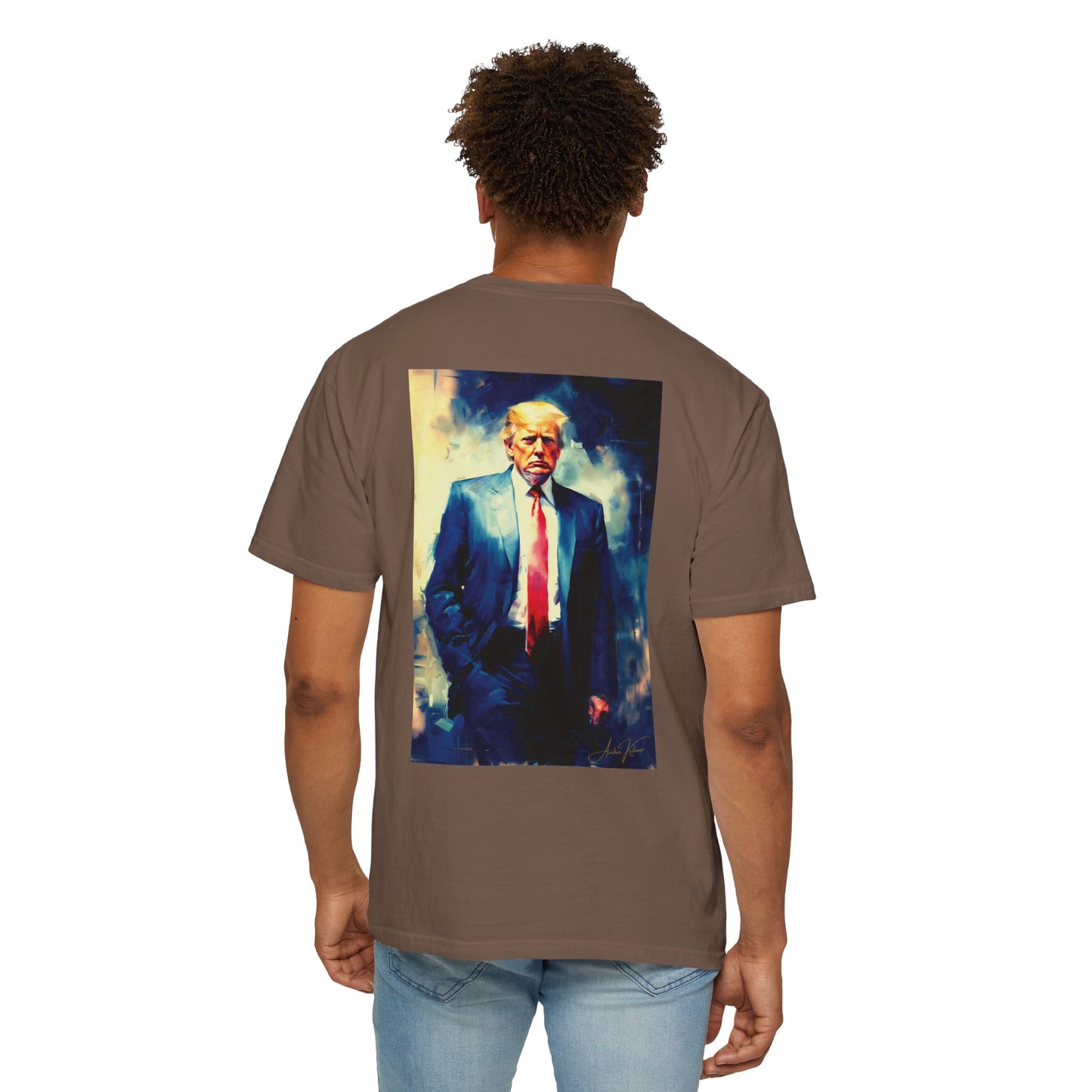 "Trump Portrait No. 6", Unisex T-shirt (Light Colors)