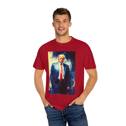"Trump Portrait No. 6", Unisex T-shirt (Dark Colors)