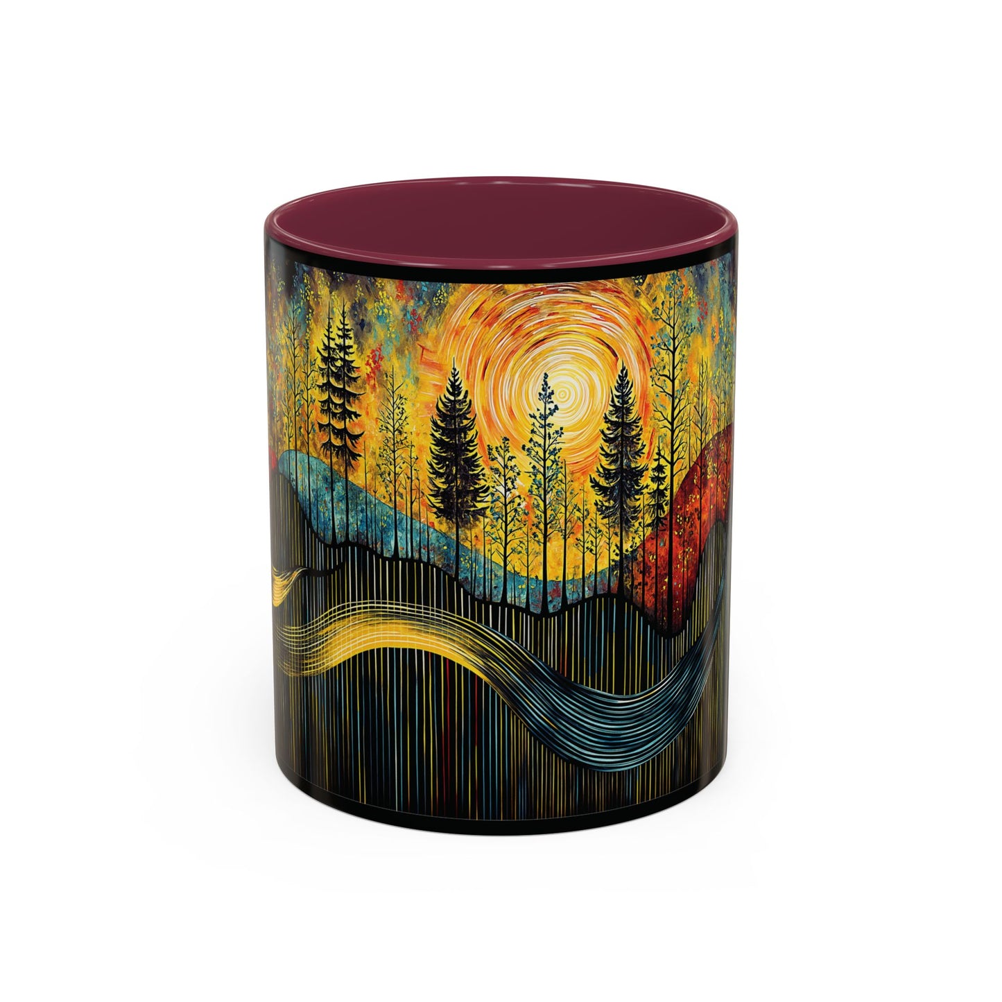"Sacred Resonance", Colorful Mugs (11oz, 15oz)