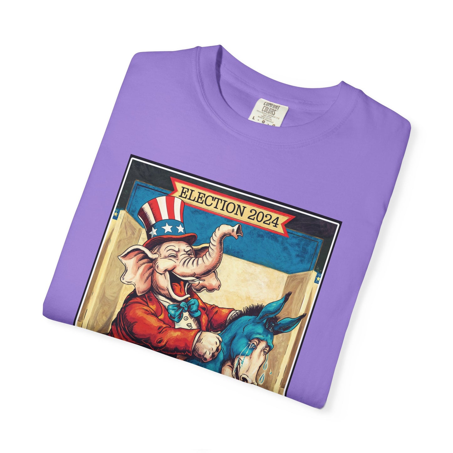 "MAGA Spanked the Donkeys 2024", Unisex T-shirt (Light Colors)