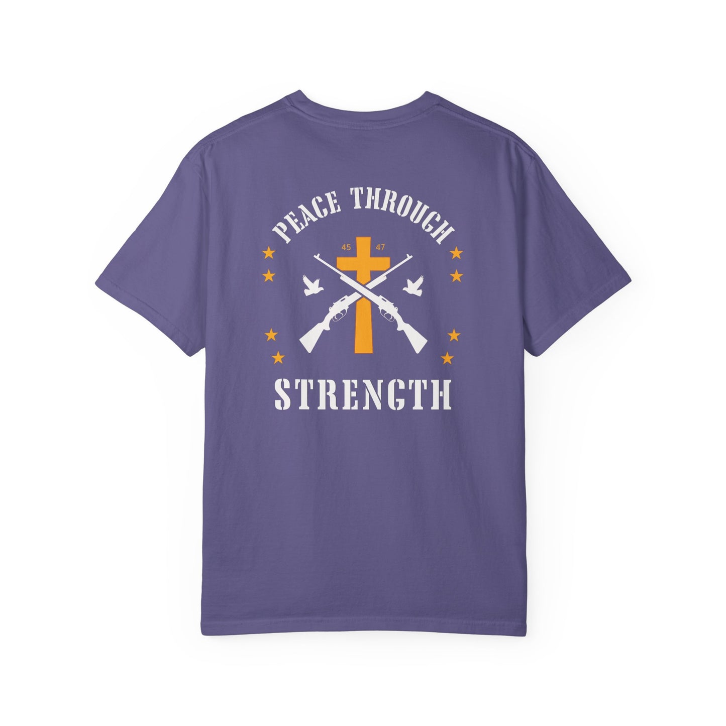 "Peace Through Strength" #01, Unisex T-shirt
