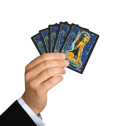 "Faith Remains (Alpia)", Fine Art Playing Cards (Void Black)