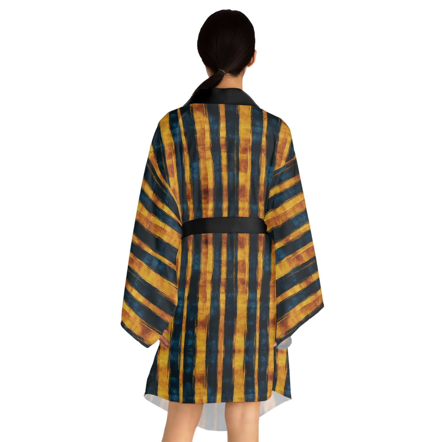 "Paleo Wolf Clan", Long Sleeve Kimono Robe
