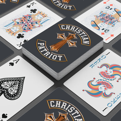 "Christian Patriot" #03, Christian Playing Cards (Hebridean Grey)