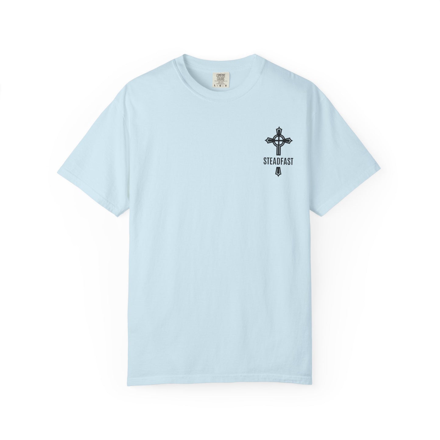"Steadfast Cross in Black", Unisex T-shirt