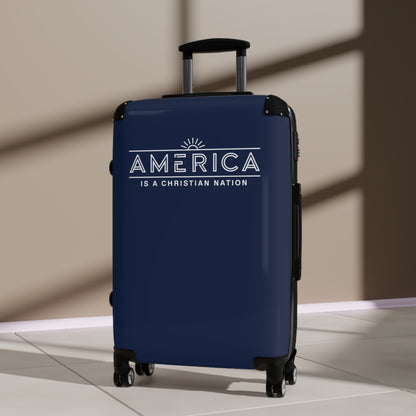 "America is a Christian Nation", Suitcases (Dark Blue)