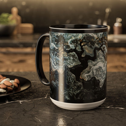 "An Crann Naomh (Gaelic) - The Sacred Tree (English)", Colorful Mugs (11oz & 15oz)