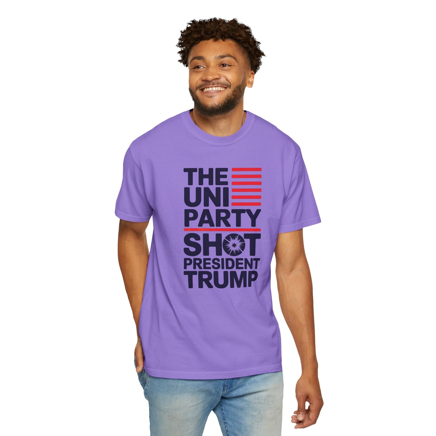 "The Uniparty Shot President Trump" #01, Unisex T-shirt